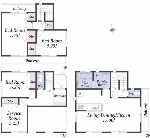 Floor plan A Building