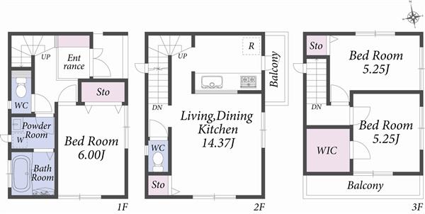 Floor plan. Floor plan F Building