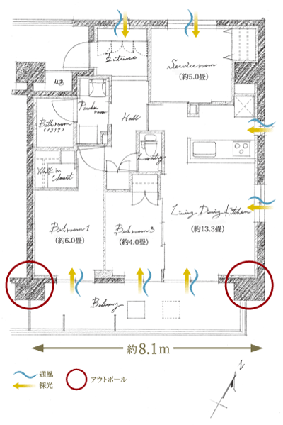 Floor: 3LDK, occupied area: 67.64 sq m, Price: TBD