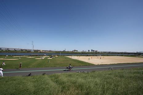 Streets around. 240m until Arakawa green space