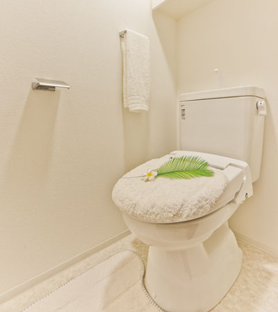 Bathing-wash room.  [With washer toilet] Of course, cleaning function, Heating toilet seat, Is the water-saving multi-functional toilet with deodorizing function.