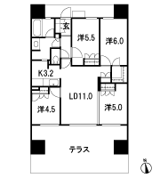 Floor: 4LDK + WIC, the occupied area: 75.07 sq m