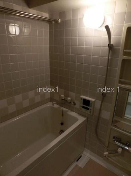 Bathroom. With convenient bathroom dryer even on a rainy day!