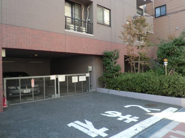 Parking lot. Common areas