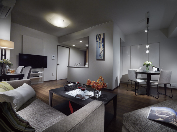 Living.  [living ・ dining] Gathering family, Talking, Living entertaining the room suitable for to eat together ・ Dining is.