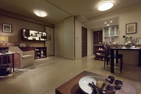 Living. Living-dining