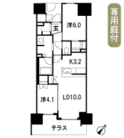 Floor: 2LDK + WIC + SIC, the occupied area: 55.69 sq m, Price: 38,442,000 yen, now on sale