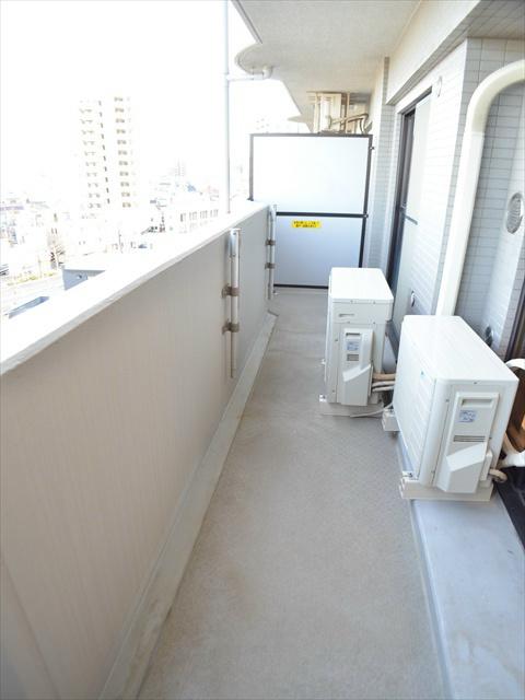 Balcony. Balcony over two rooms