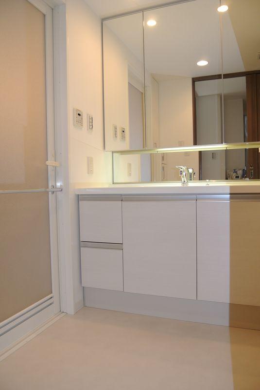 Wash basin, toilet. Shampoo dresser