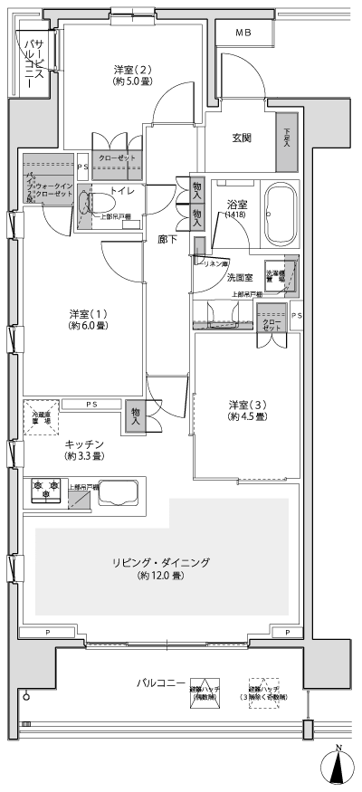 Floor: 3LDK + WIC, the occupied area: 71.76 sq m, Price: TBD