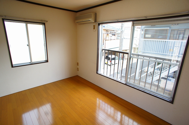 Other. Bright living room with two-sided lighting
