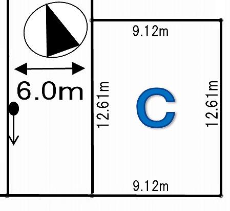 Compartment figure. Land price 22.5 million yen, Land area 115.1 sq m