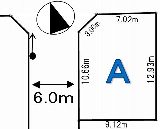 Compartment figure. Land price 24,300,000 yen, Land area 115.1 sq m