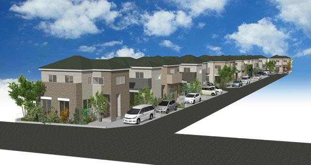 Rendering (appearance). Cityscape Rendering