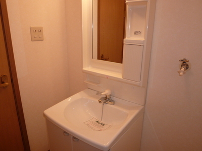 Washroom. Independent wash basin