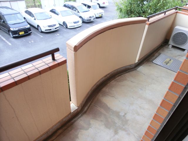 Balcony. South-facing with a wide veranda