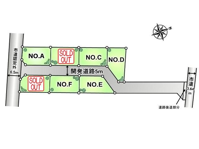 The entire compartment Figure. 2-chome compartment view Tachikawa Kamisuna cho No. 