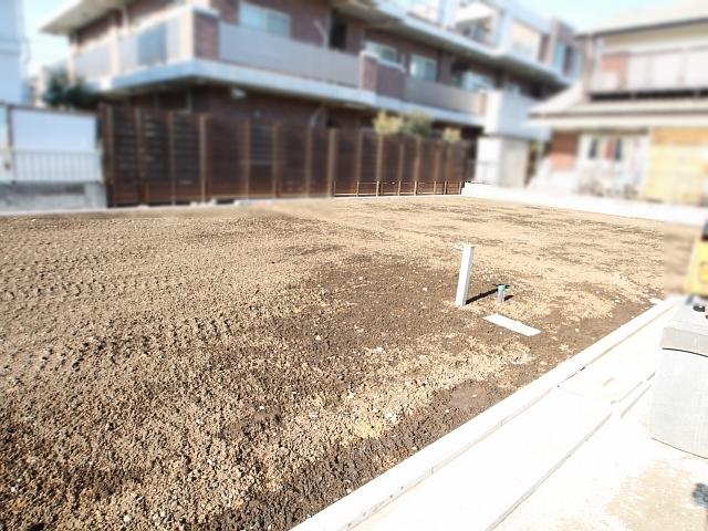 Local land photo. 2-chome, site landscape Tachikawa Kamisuna cho During construction