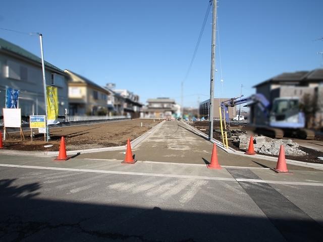 Local land photo. 2-chome, site landscape Tachikawa Kamisuna cho During construction