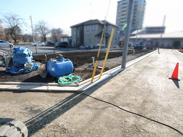 Local land photo. 2-chome, site landscape Tachikawa Kamisuna cho During construction