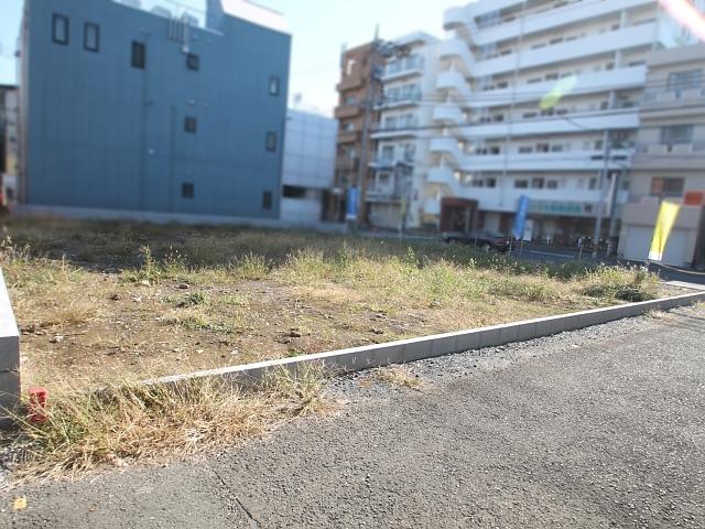 Local land photo. Field landscape Vacant lot