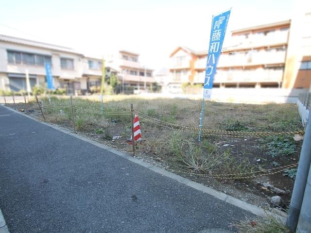 Local land photo. Field landscape Vacant lot
