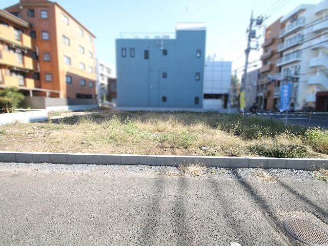 Local land photo. Field landscape Vacant lot