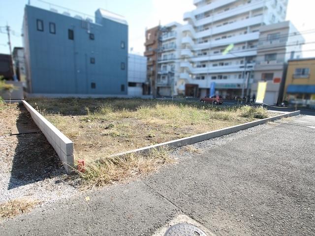 Local land photo. Field landscape Vacant lot