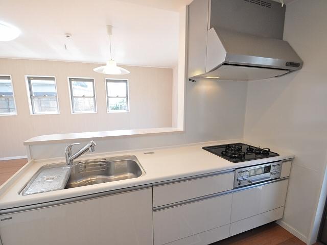 Kitchen. Tachikawa Kashiwamachi 1-chome, A Building kitchen