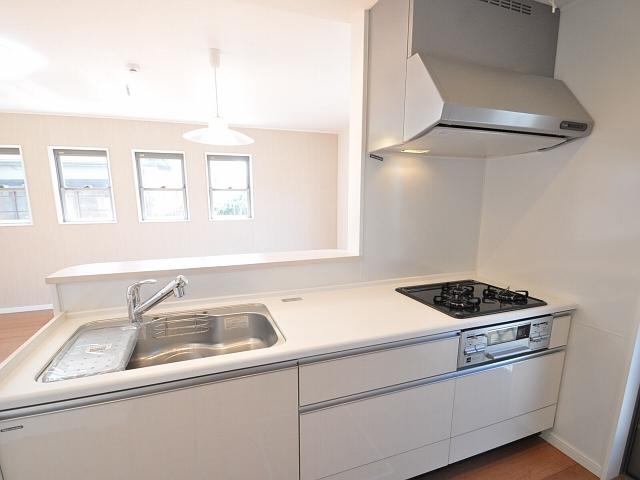 Kitchen. Tachikawa Kashiwamachi 1-chome, A Building kitchen