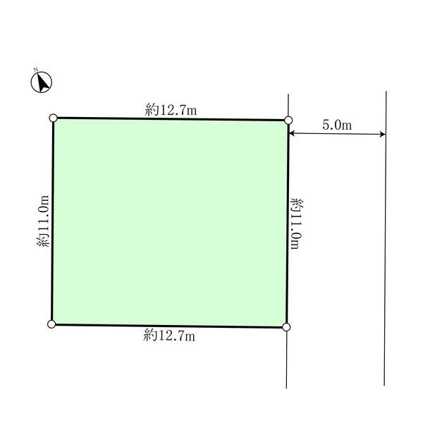 Compartment figure. Land price 70 million yen, Land area 156.78 sq m