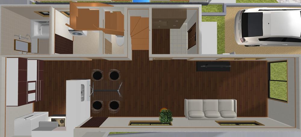 Building plan example (Perth ・ Introspection). Building plan example (No. 1 place) Building Price      14 million yen, Building area 90.90 sq m