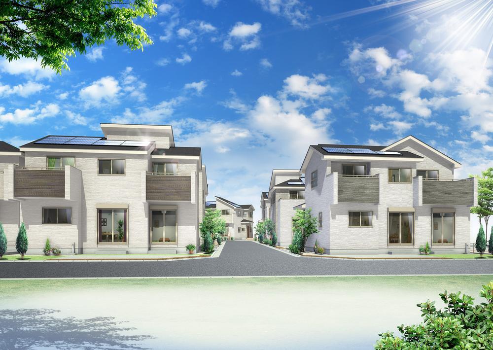 Rendering (appearance). Local streets