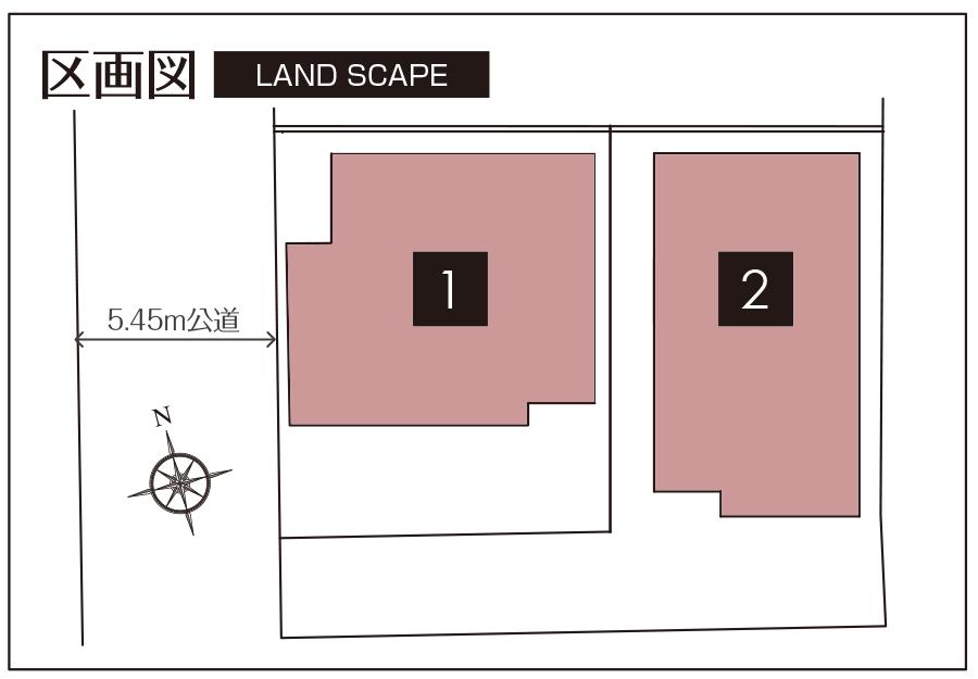 The entire compartment Figure. West 5.45m public road