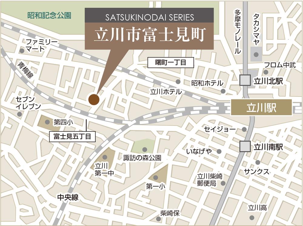 Local guide map. Please feel free to visitors