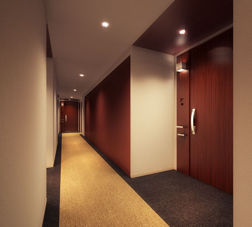 The inner corridor Rendering