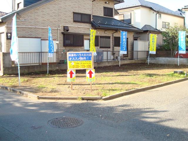 Local land photo. 8-chome site landscape Tachikawa Sunagawa-cho Vacant lot