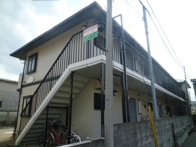 Building appearance. Sunny