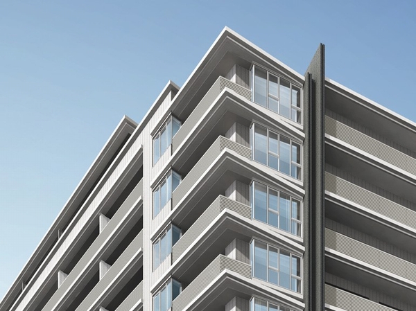 Features of the building.  ["Long-term quality housing" certification Mansion] From the society of the scrap-and-build that broke the build, Of long-term live CONTINUED quality high housing to construction. That is the concept of "long-term high-quality housing" in accordance with the provisions Ministry of Land, Infrastructure and Transport. (Ltd.) Daikyo is create a good living, Neat and groomed, The same property design long that I am important to living as a philosophy of the residential building. Permanent type is a mansion that was certified for the first time "long-term high-quality housing" in the JR Chuo Line railroad. (Exterior view) ※ "Long-term quality housing" certification apartment birth (2010) and later, "Long-term quality housing" certification apartment in the JR Chuo Line wayside our project will be the first (August 2012 MRC survey).