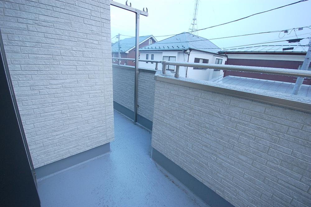 Balcony. Example of construction