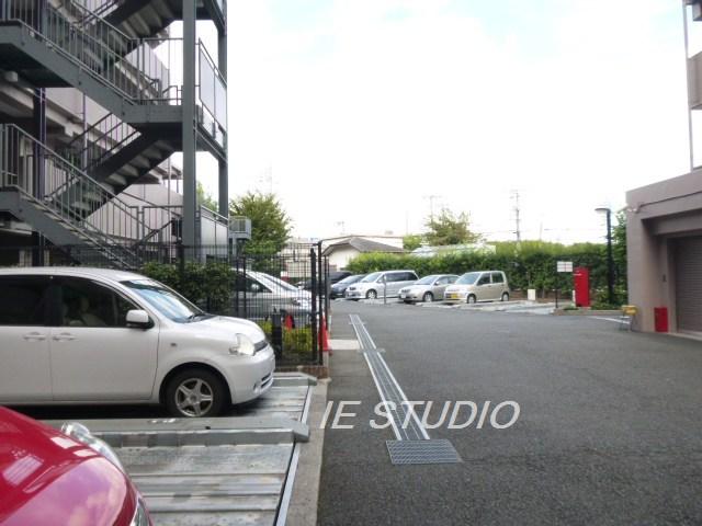 Parking lot. Common areas