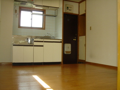Living and room. Spacious dining kitchen!