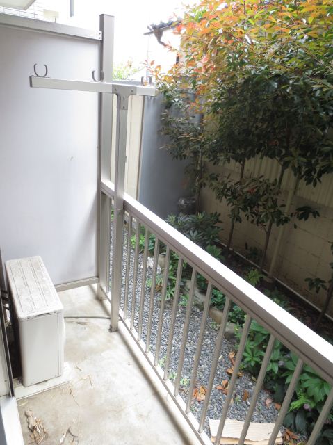 Balcony. It is a wide storage.