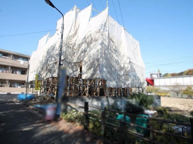 Local appearance photo. B Building Under construction