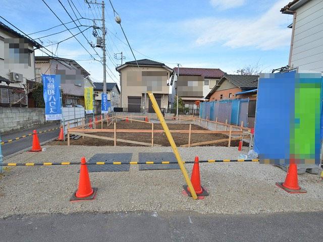 Local photos, including front road. Tachikawa Shibasaki-cho 4-chome appearance 2013 / 12 / 17 shooting