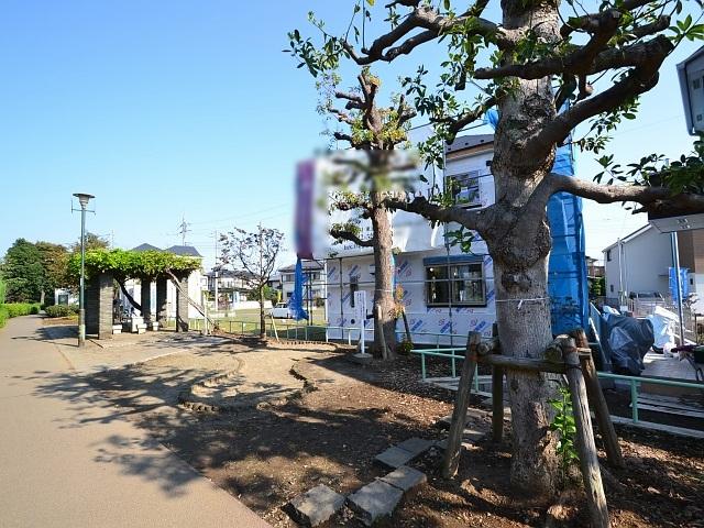Local photos, including front road. Sakae 1-chome west Sakae green space