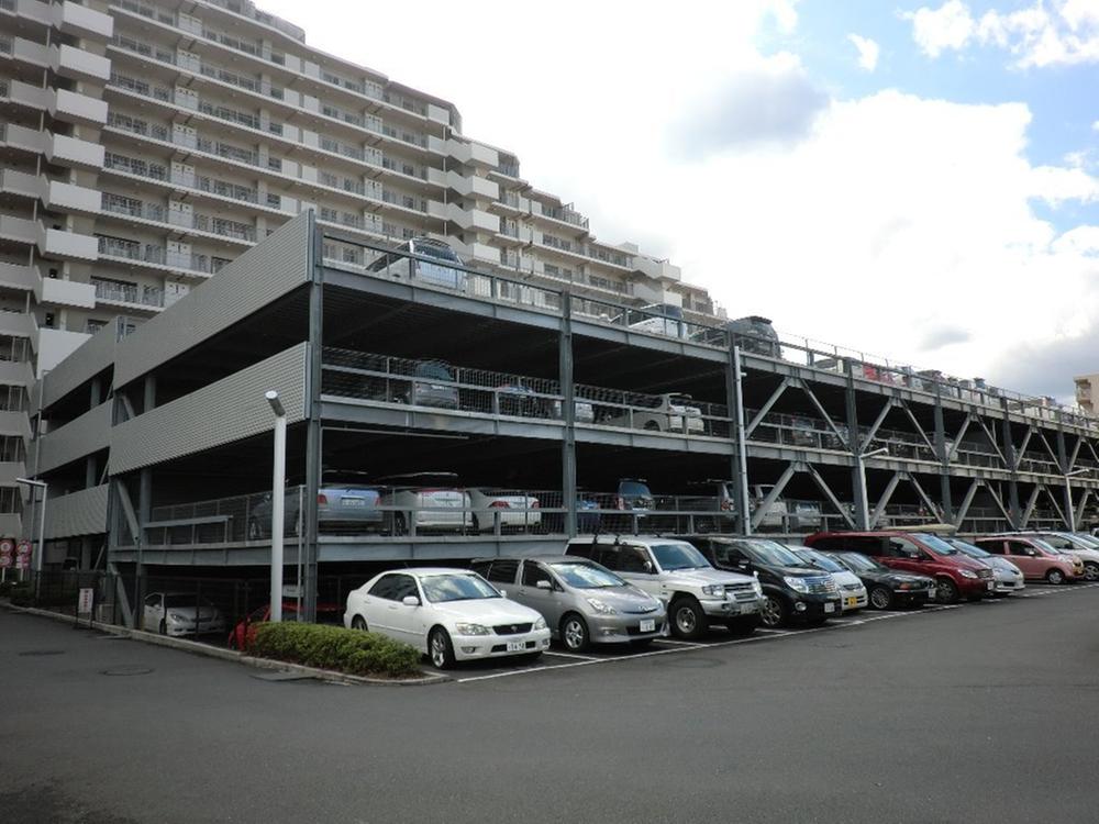 Parking lot. Common areas