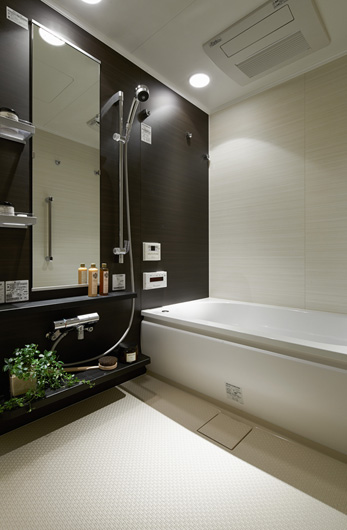 Bathing-wash room.  [Bathroom] Bathroom to heal fatigue of the day.  ※ N, Or, P type specifications are different.