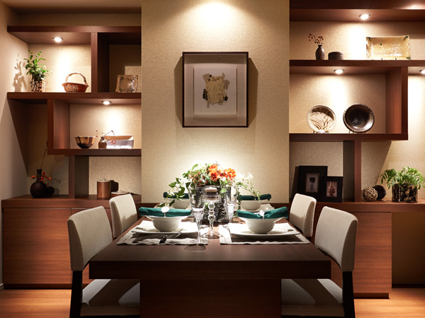 Living.  [living ・ dining] Relaxation each time to go, Space to be healed.