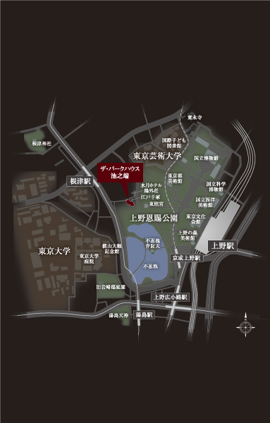 Area conceptual diagram ※ Peripheral facilities, It is based on a survey of May 2013